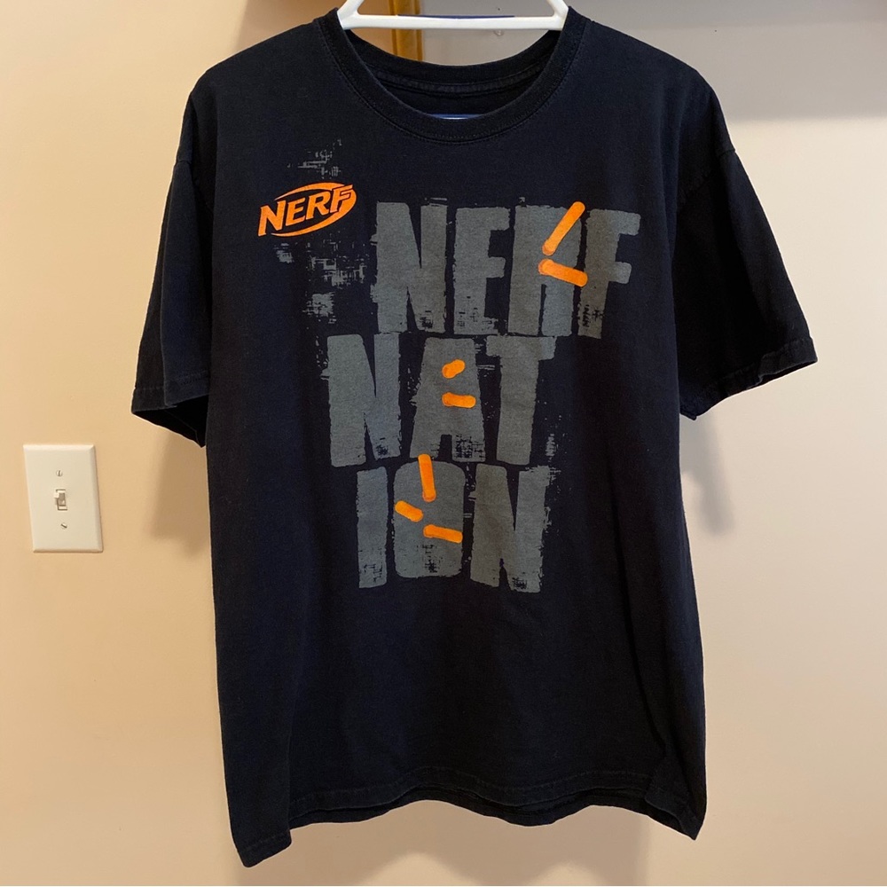 Nerf Nation Black Vintage 1990’s unisex T-Shirt size L